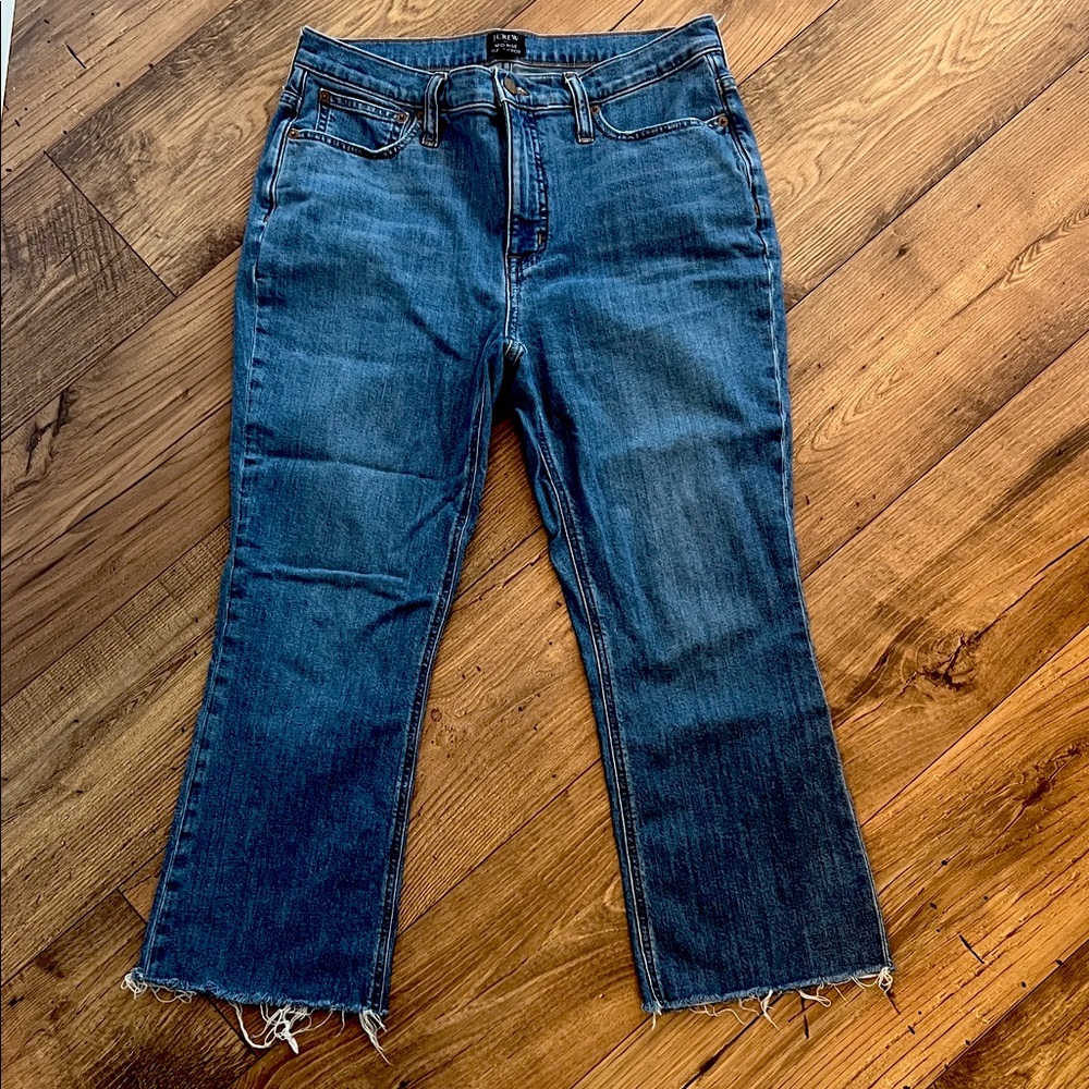 J.Crew Midrise Flare Crop Size 30